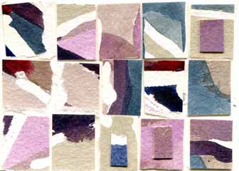 "19 Pieces" by Patricia Erickson, Middleton WI - Collage, SOLD